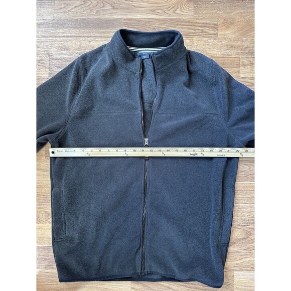 Pendleton Woolen Mills Mens Fleece Zip Up Size Medium Gray Lightweight Jacket - Picture 8 of 9